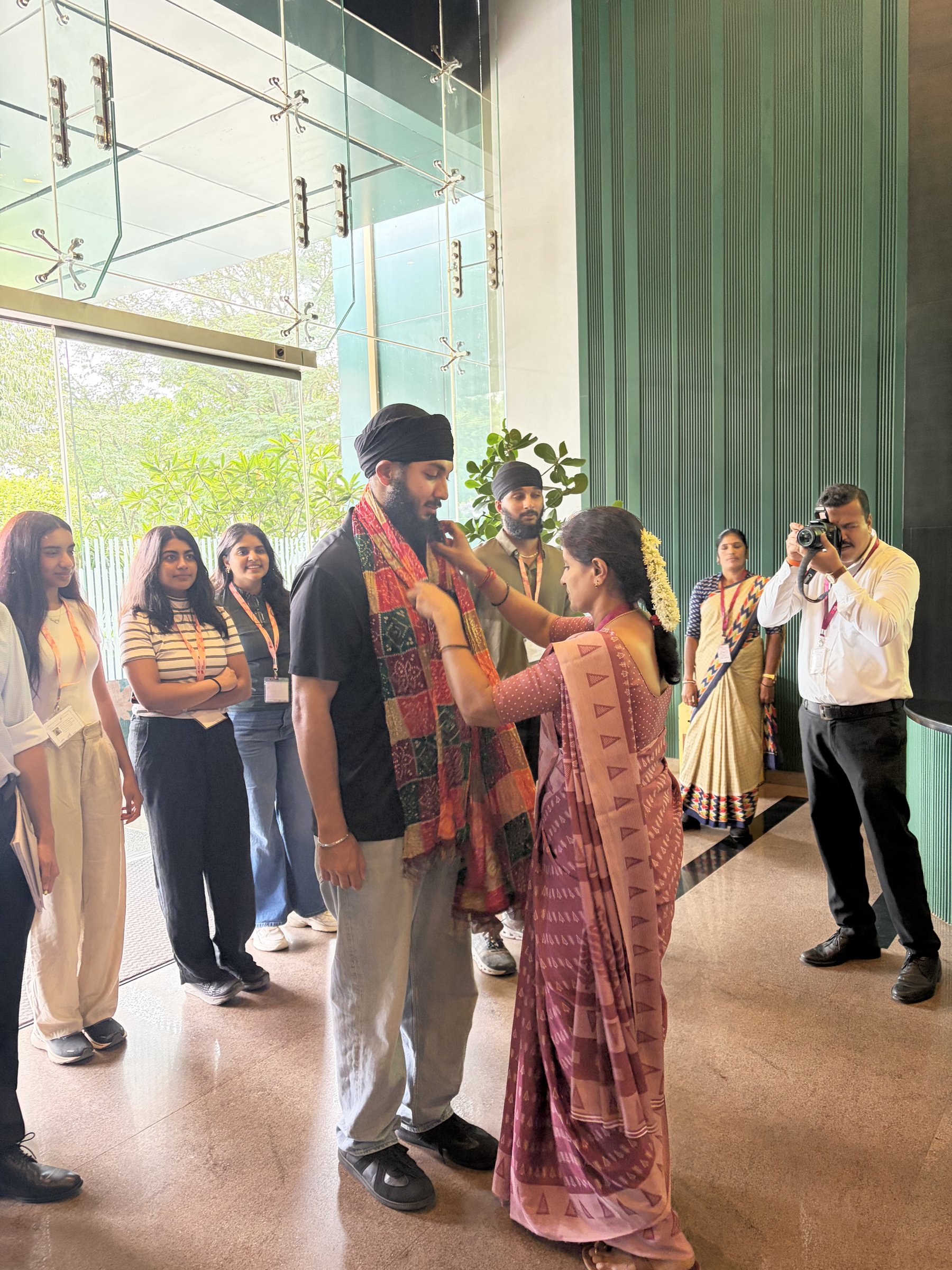GLP cohort welcome ceremony on arrival
